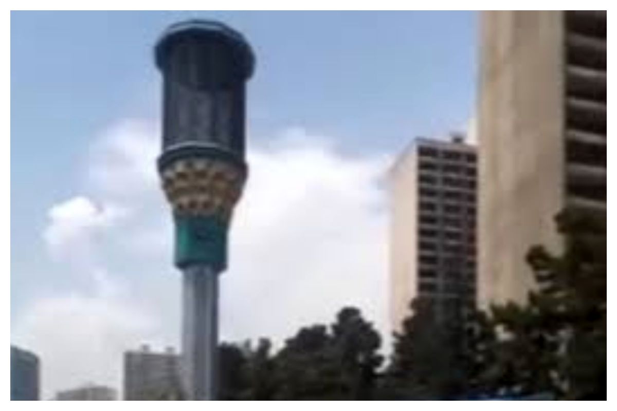 نصب بلندگوی آژیر وضعیت قرمز در این میدان تهران + فیلم