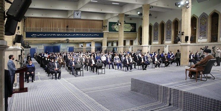دیدار جمعی از کارگران با رهبر معظم انقلاب