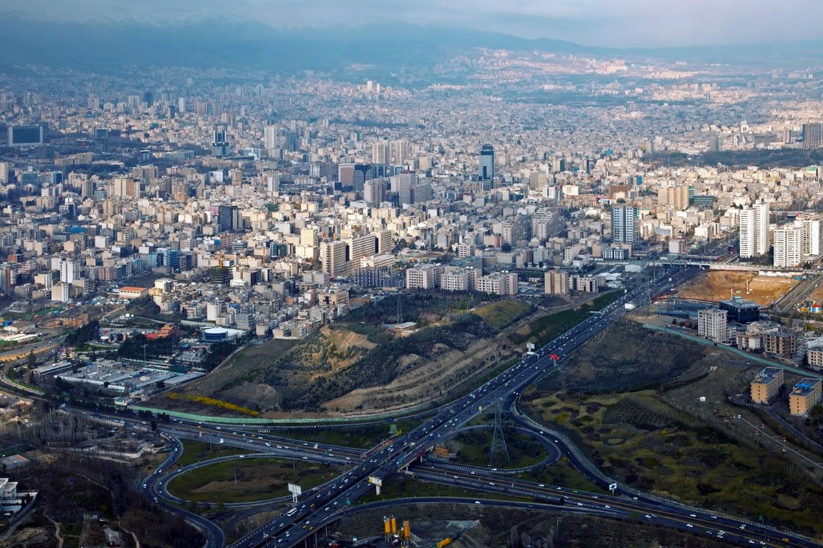 چهره  تهران بعد از زلزله 