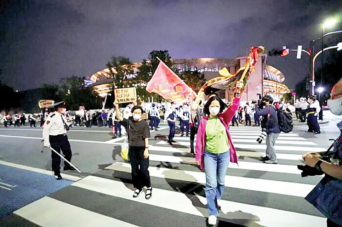 اعتراض هنرمندان  به برگزاری المپیک توکیو
