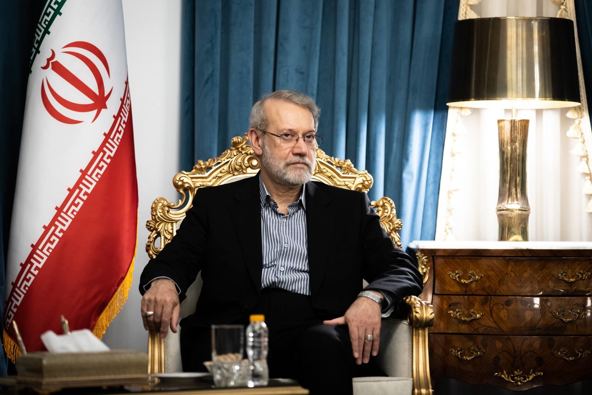 تصاویری از دیدار علی لاریجانی با معاون نخست وزیر آذربایجان با حضور وزیر راه