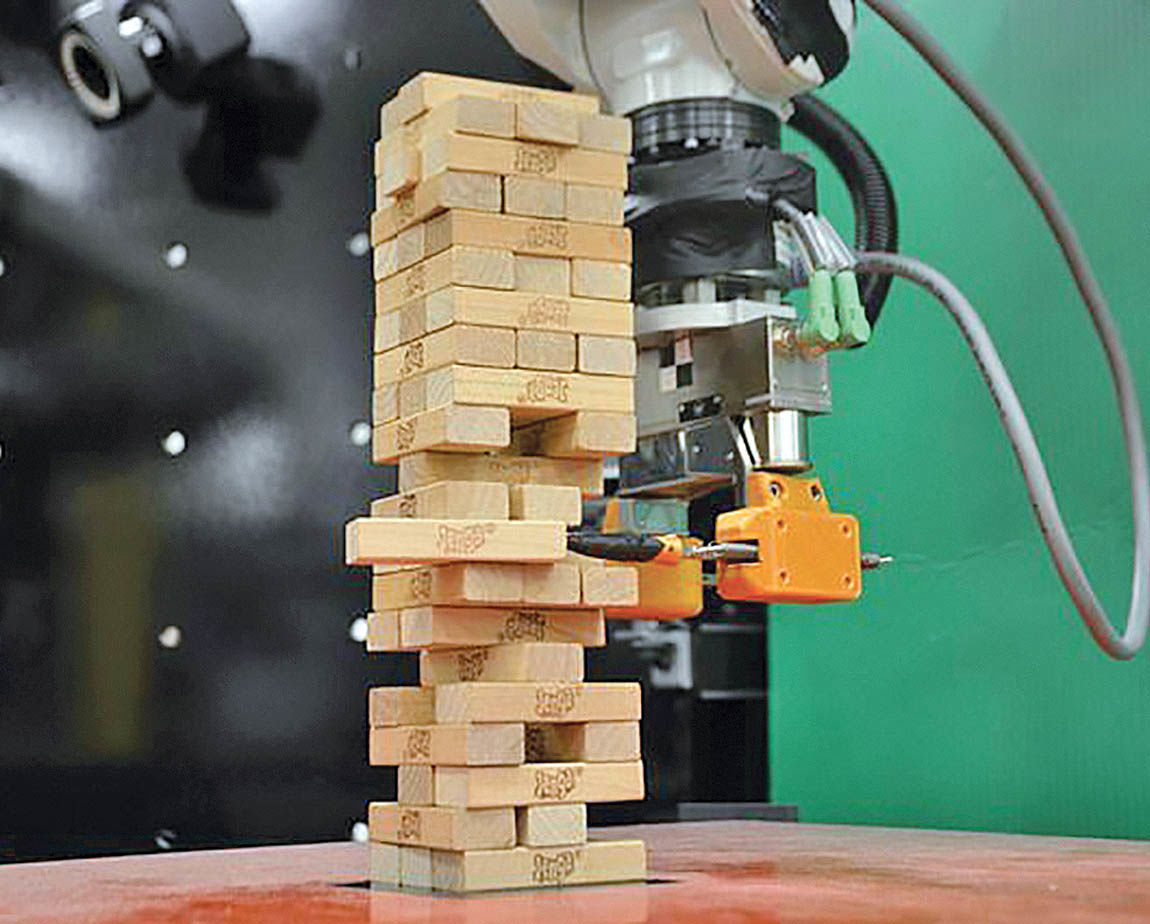 ساخت روباتی که «جِنگا» بازی می‌کند