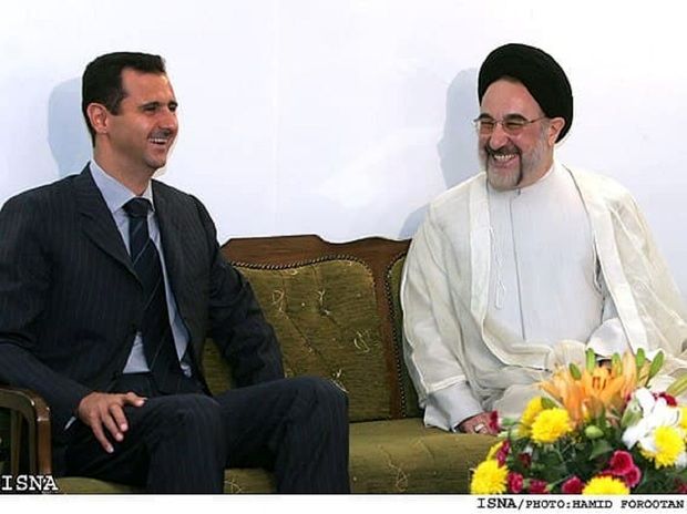 ادعای عجیب یک رسانه داخلی در مورد دیدار خاتمی و بشار اسد!