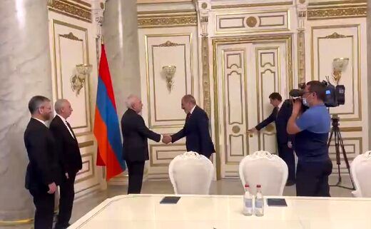 دیدار ظریف با نخست وزیر ارمنستان