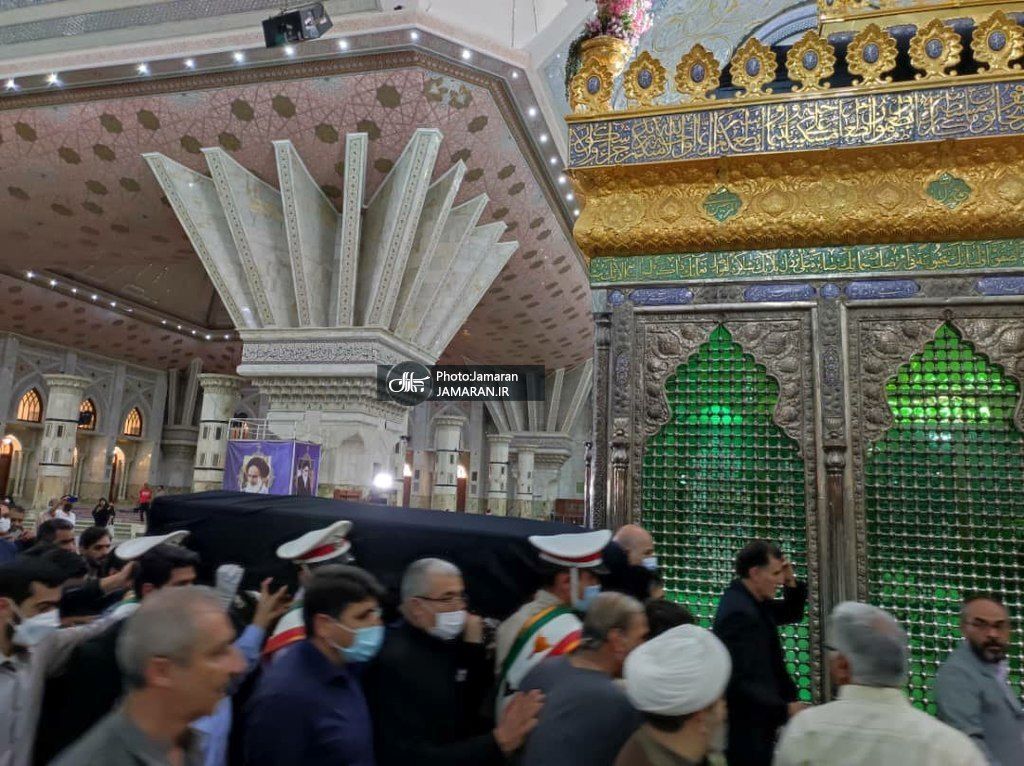 عکسی از محل دفن پیکر مرحوم دعایی