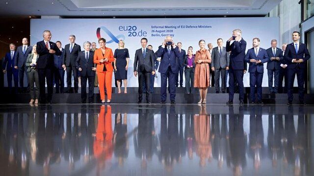 اولین نشست وزیران دفاع اتحادیه اروپا پس از شیوع کرونا 