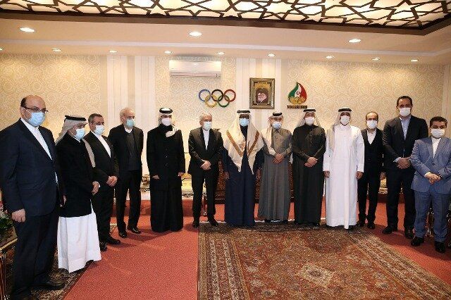 دیدار هیات ورزشی قطر با مسئولان ایران