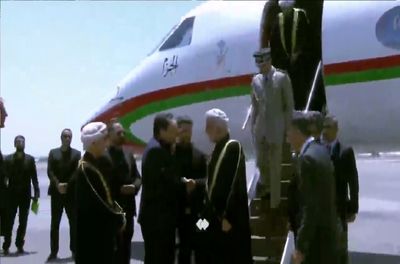 ورود رئیس مجلس قطر به تهران برای ادای احترام به رهبر شهید انقلاب +فیلم