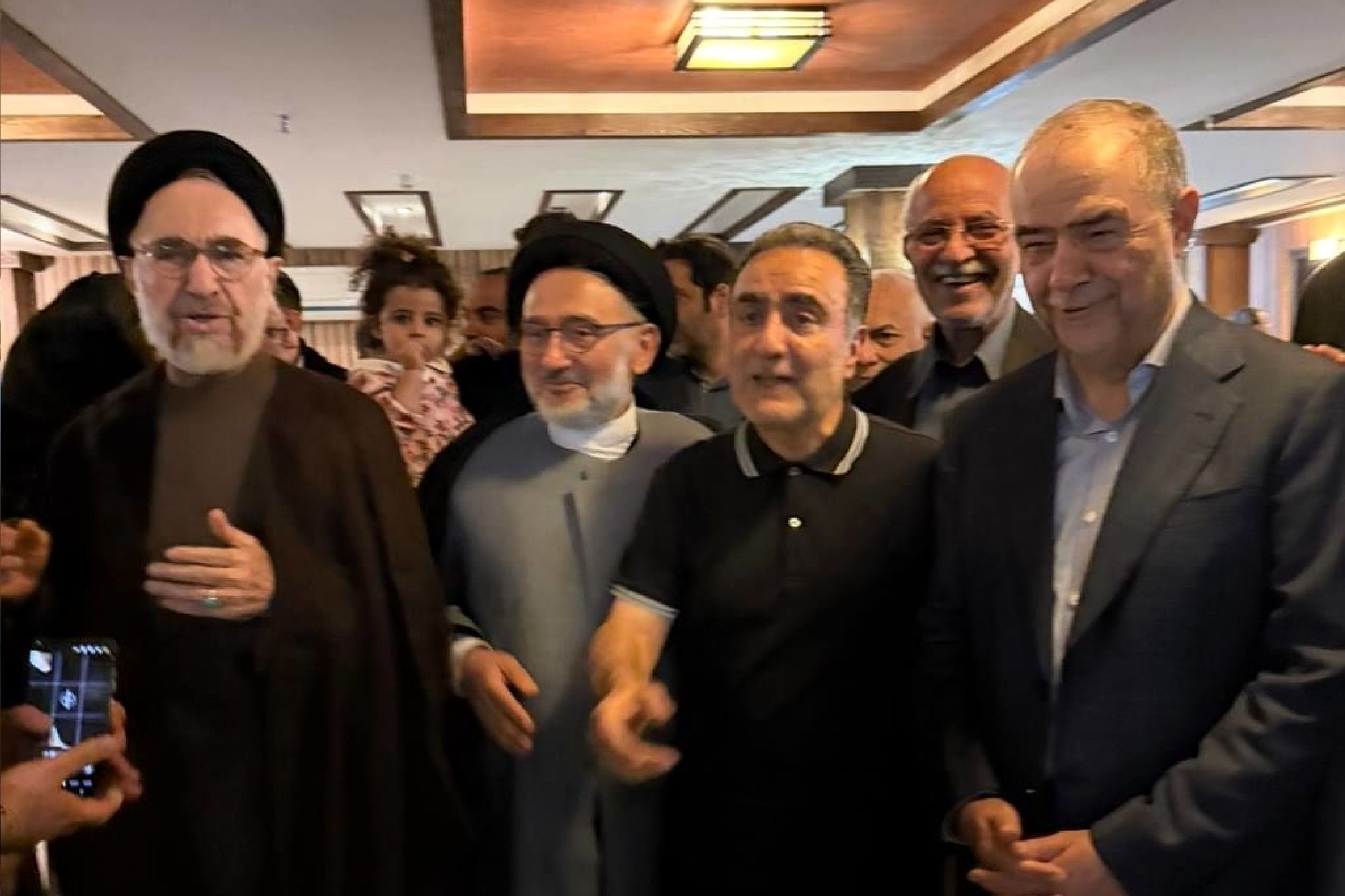 عکسی جالب از خاتمی و ابطحی در کنار مصطفی تاجزاده + عکس