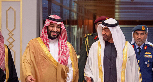 نشست محرمانه بن زاید و بن سلمان