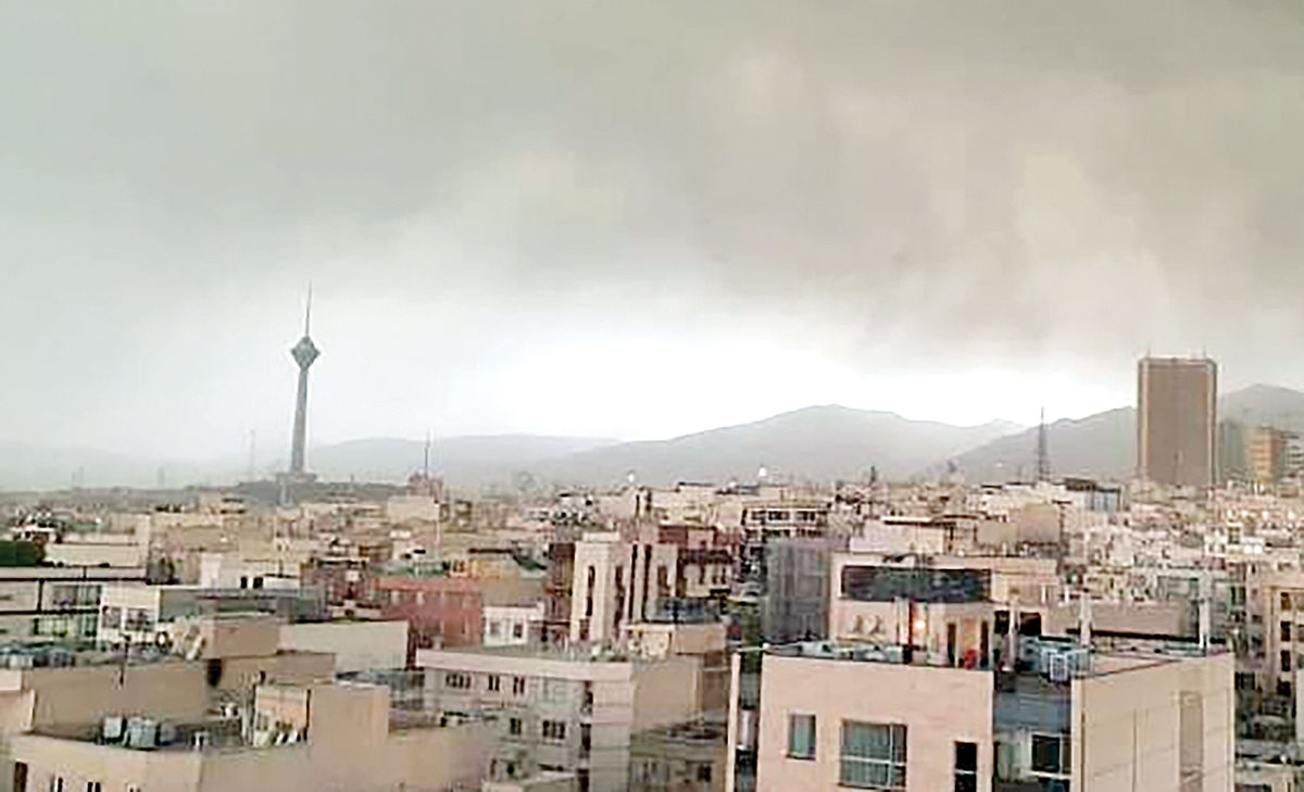 توفان تهران را نوازش کرد!