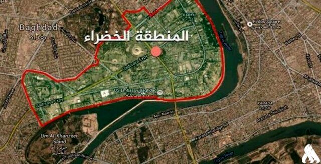 نواخته شدن آژیر هشدار در منطقه سبز بغداد