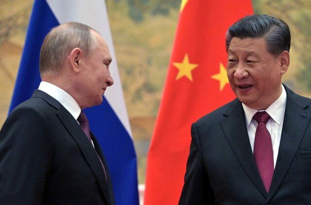 پیام پوتین به رئیس جمهور چین