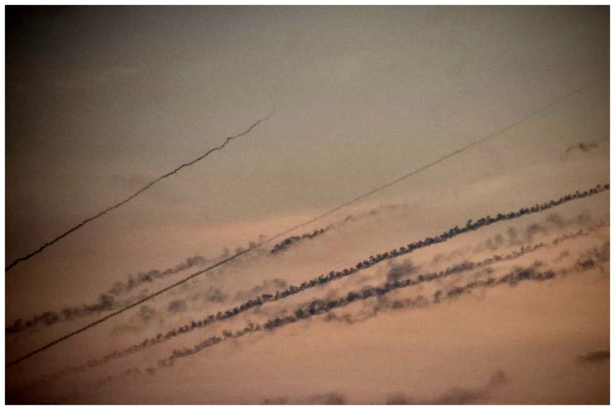 اولین تصاویر منتشر شده از حمله سنگین مقاومت عراق به تل‌آویو+ فیلم