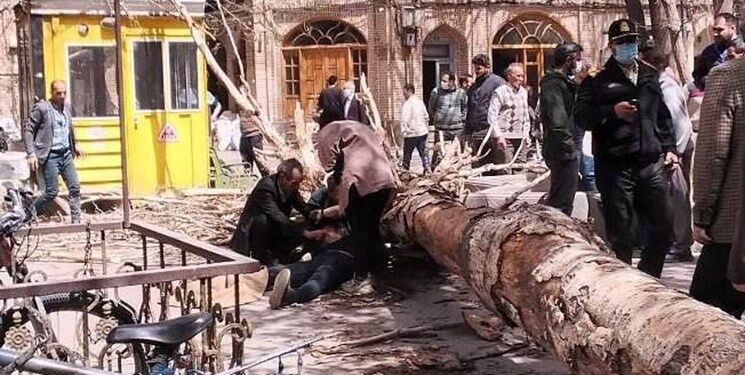 حادثه مرگبار بر اثر طوفان در آذربایجان شرقی
