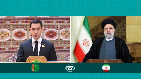 گفتگوی تلفنی رئیسی با رئیس جمهور ترکمنستان