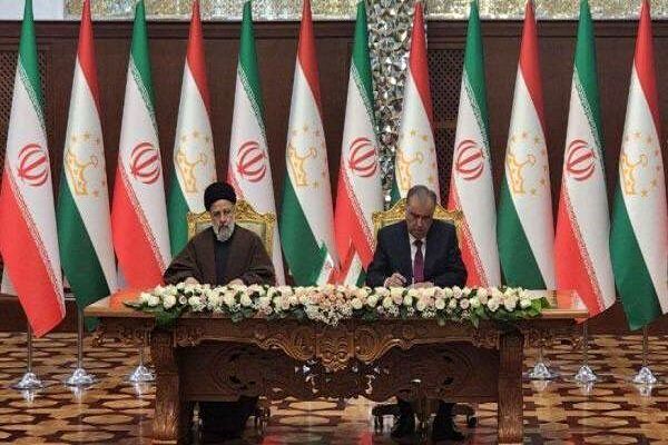 امضای 18 سند همکاری میان ایران و تاجیکستان