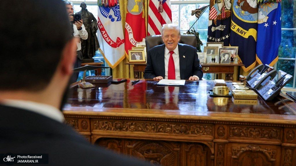 تصاویری از دیدار احمد الشرع با ترامپ در کاخ سفید 4