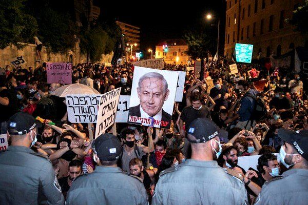تظاهرات گسترده علیه نتانیاهو در اسرائیل