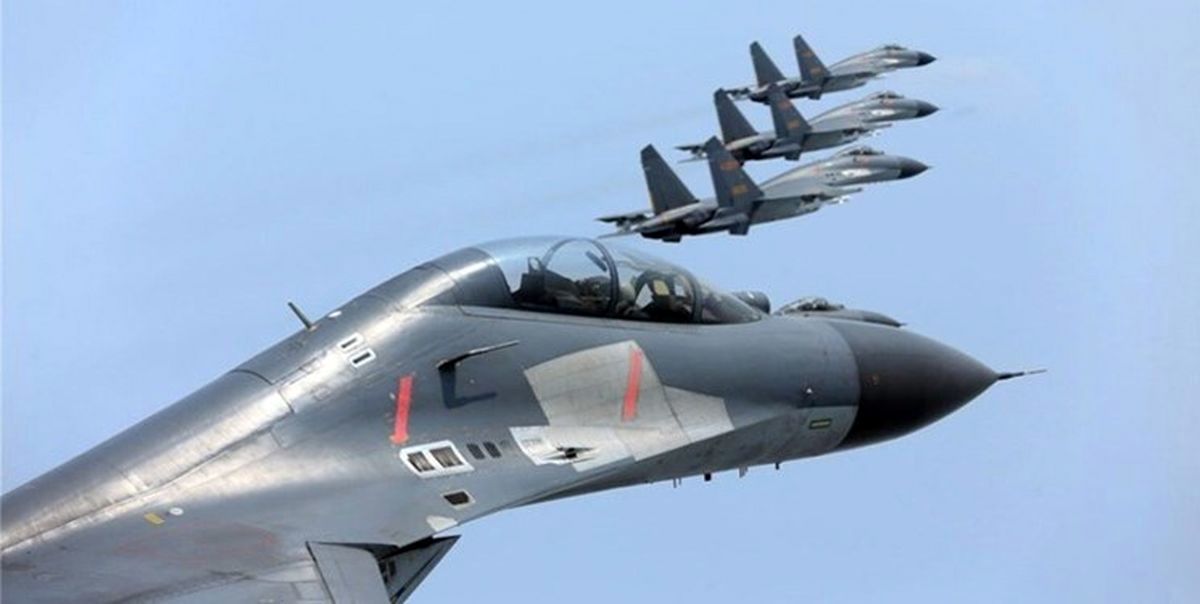 ​جنگنده های چین بر فراز آسمان تایوان!
