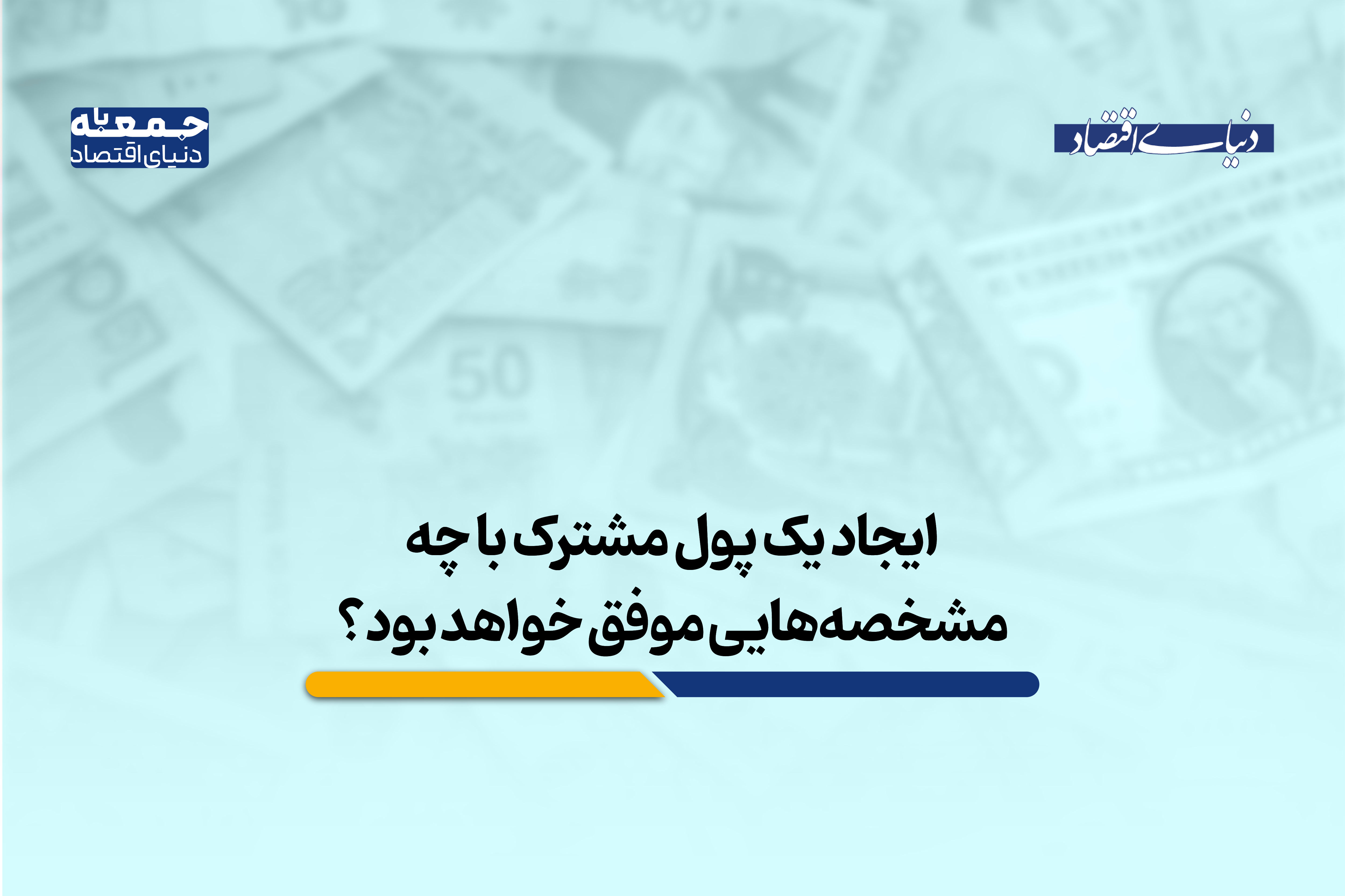 ایجاد پول مشترک با چه مشخصه‌هایی موفق خواهد بود؟ 