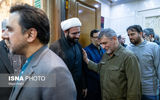  گریه‌های کاظم صدیقی شکار دوربین ها شد/ گفت و گوی حسین شریعتمداری با فرزند شهید لاریجانی/ تصاویری از مراسم گرامیداشت شهید علی لاریجانی
