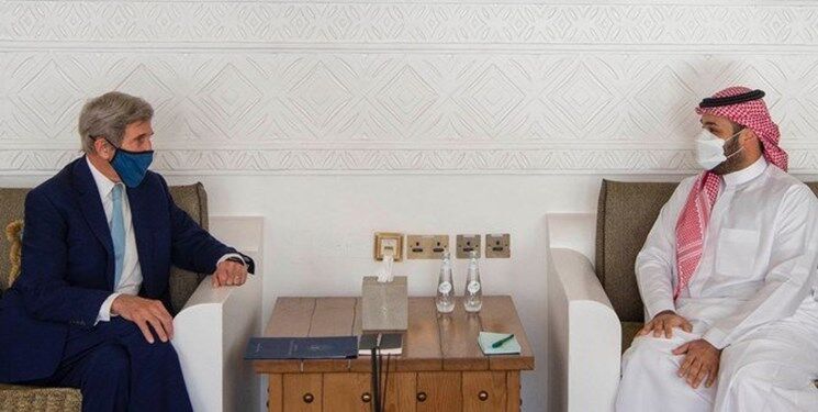 بن سلمان و جان کری دیدار کردند+ عکس 