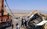 علت واژگونی اتوبوس مرگ در فارس اعلام شد

