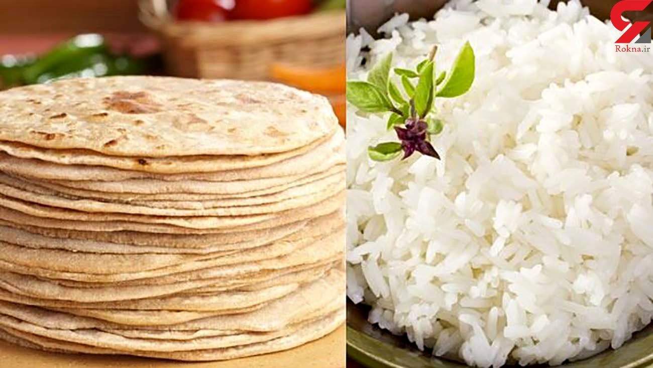 هشدار؛ عوارض جبران‌ناپذیر حذف نان و برنج از تغذیه تان