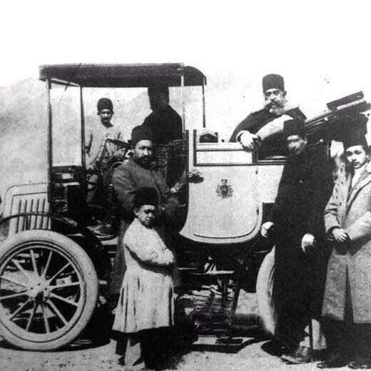 عکسی دیدنی از اولین خودرویی که وارد ایران شد