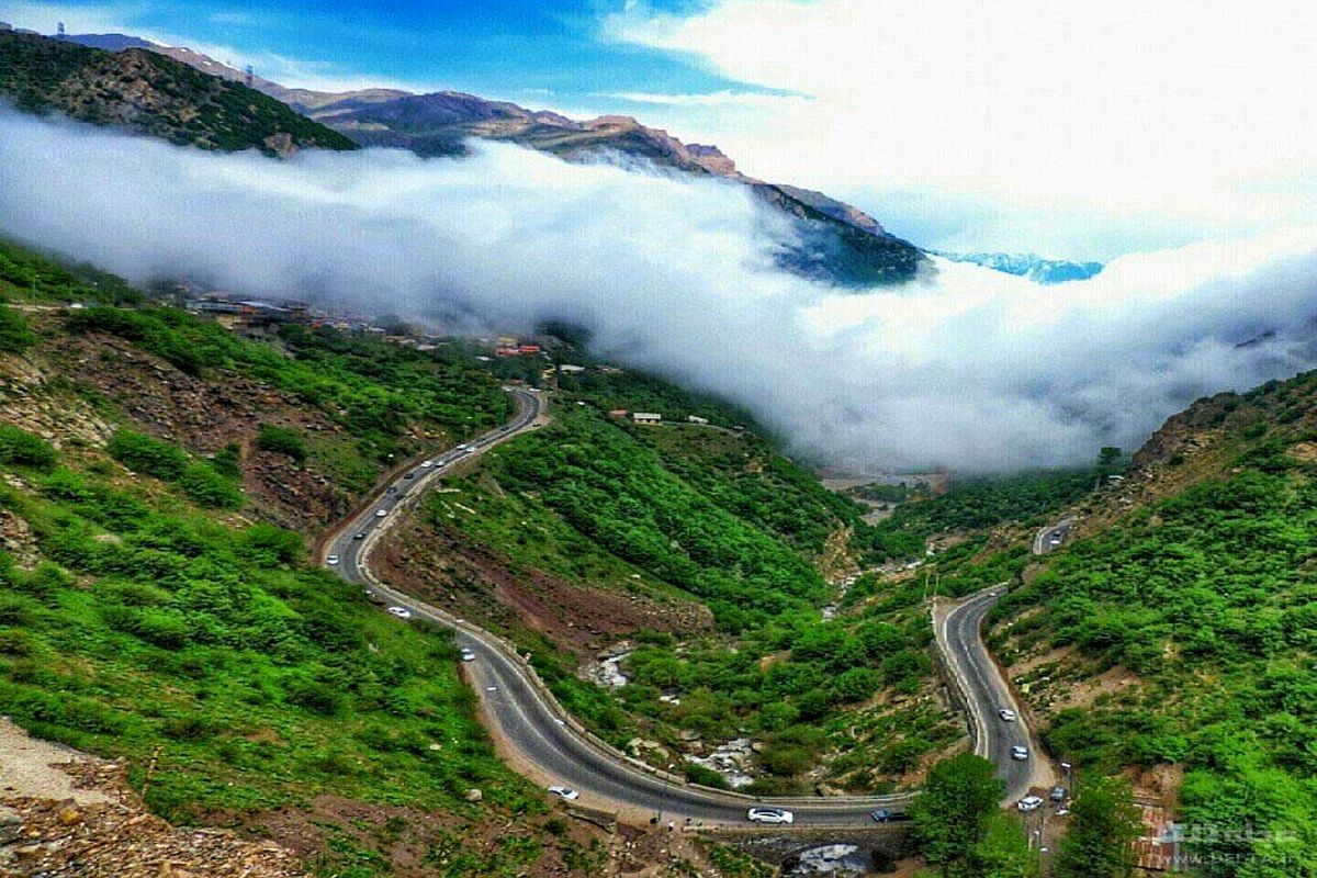 جاده چالوس مسدود شد