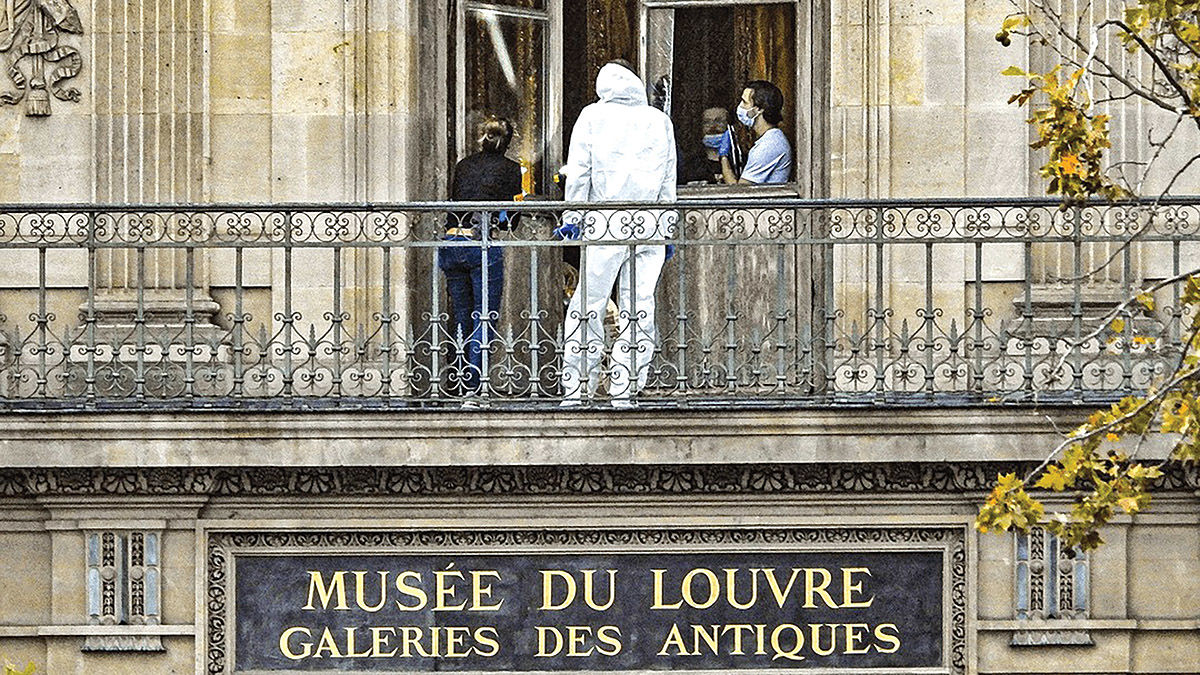 ردپای دزدهای آماتور در لوور