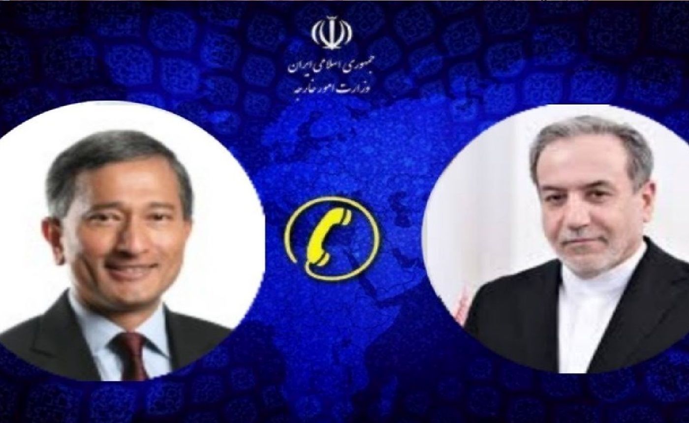 تماس تلفنی وزیر خارجه سنگاپور و عراقچی/ جزئیات یک گفتگوی مهم