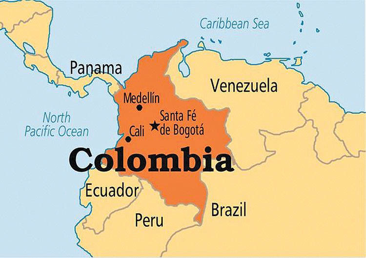 آغاز استعمار اسپانیا در کلمبیا 
