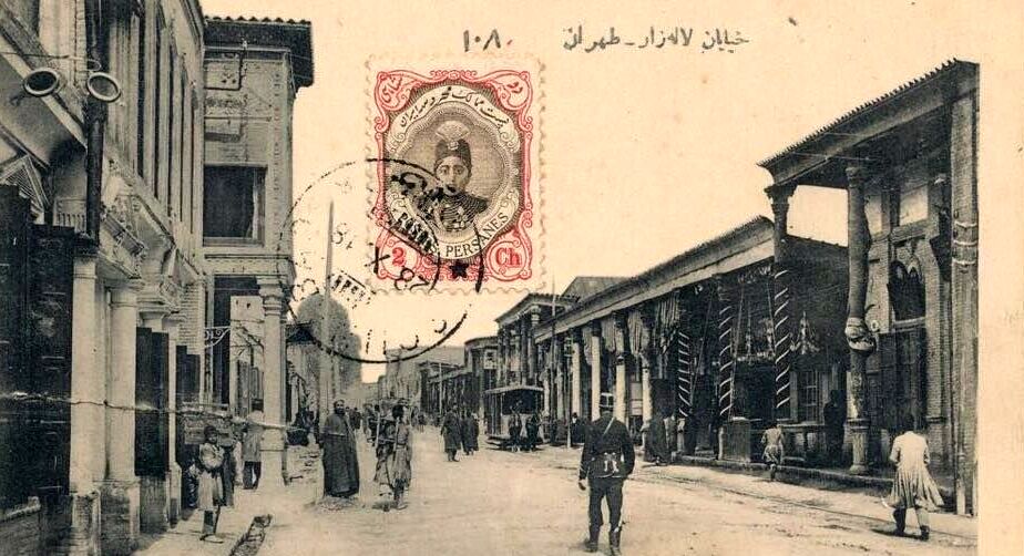 عکس/ خیابان لاله‌زار در دوره احمدشاه قاجار