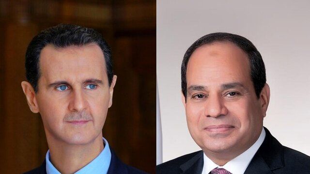 السیسی با بشار اسد تلفنی گفتگو کرد