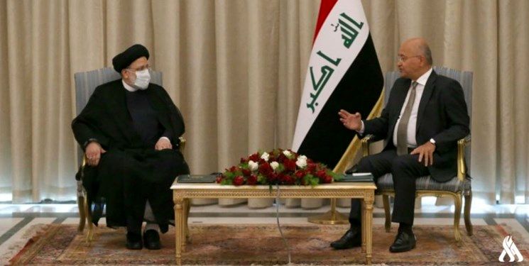 رئیسی با رئیس‌جمهور عراق دیدار کرد