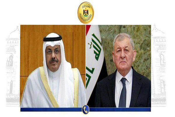 رایزنی رئیس جمهور عراق با نخست وزیر کویت