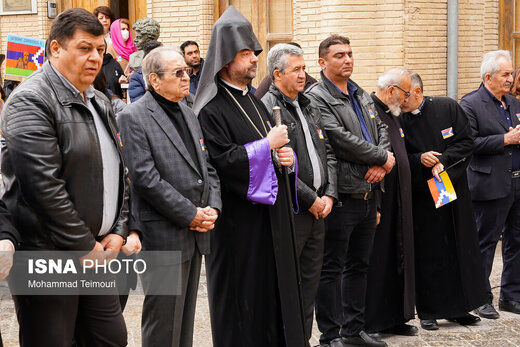 اعتراض ارامنه اصفهان به اقدامات ضدبشری باکو