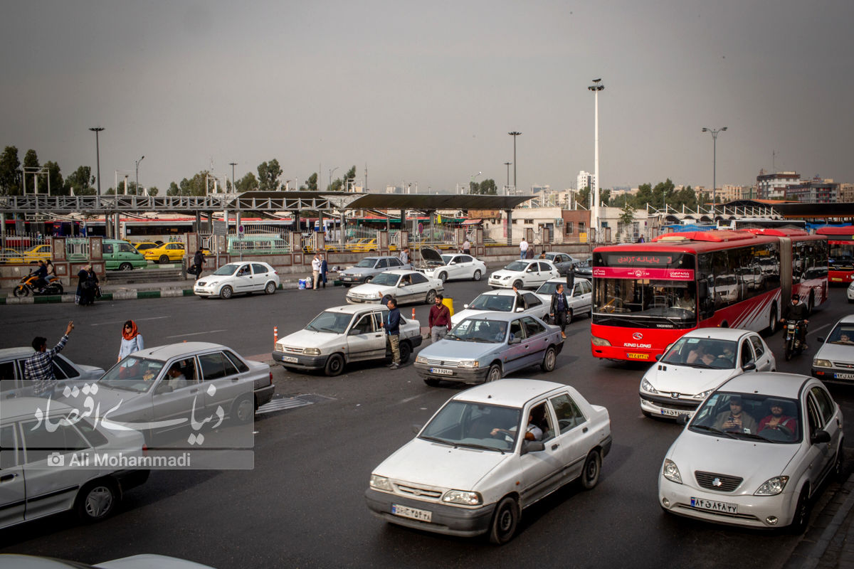 وضعیت آلودگی هوای تهران در روز ابری