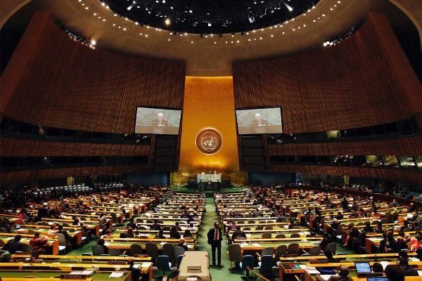 تصویب یک قطعنامه در حمایت از فلسطین مجمع عمومی سازمان ملل