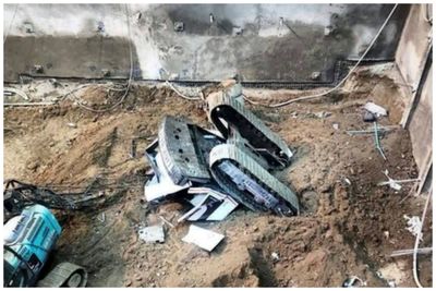 حادثه مرگبار سقوط جرثقیل در زعفرانیه+ فیلم و عکس