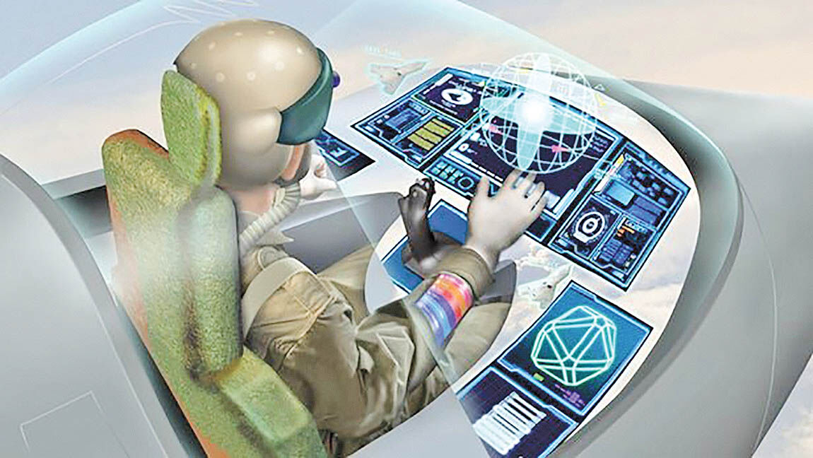 کنترل جت‌های جنگی با نگاه و اشاره خلبان