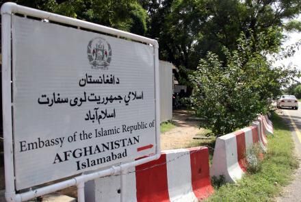 از سرگیری فعالیت سفارت افغانستان در پاکستان