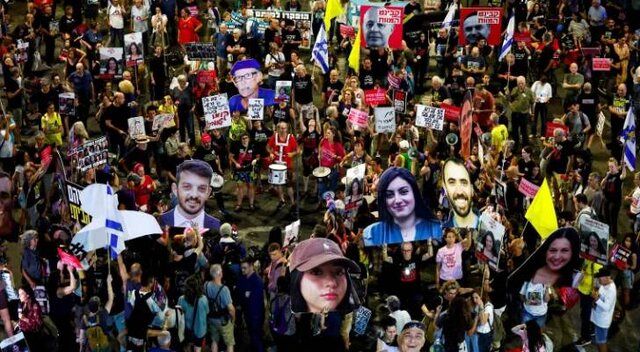بی بی تل‌آویو را به هم ریخت / مردم برای کناره گیری نتانیاهو به خیابان آمدند
