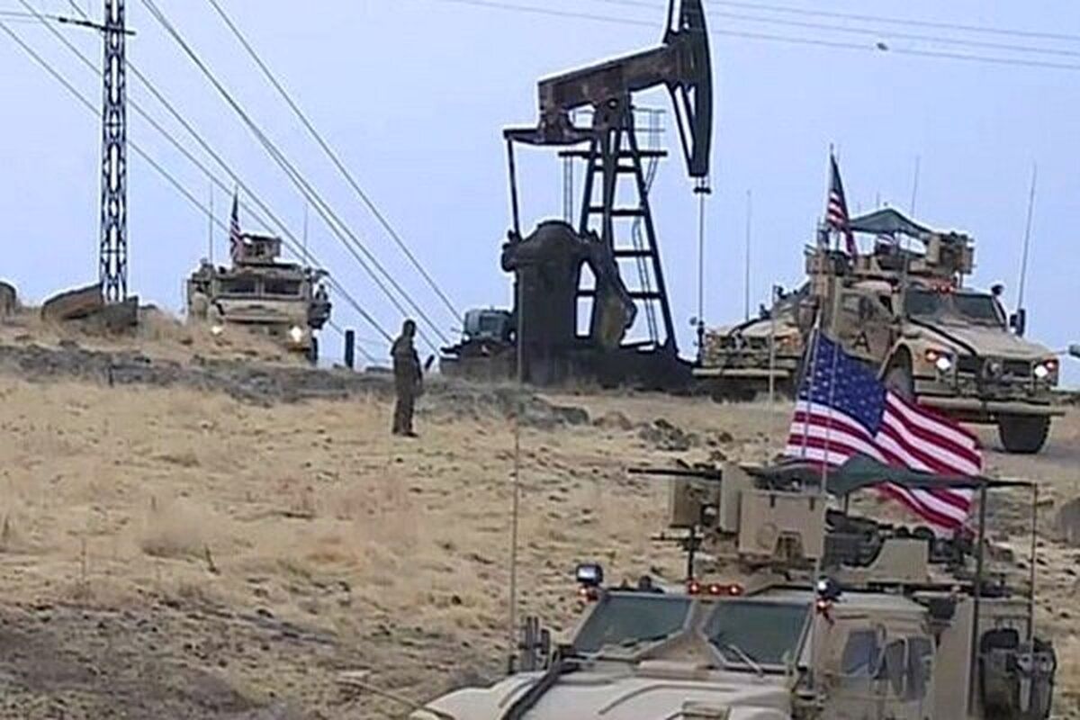 بمباران پایگاه آمریکا در میدان نفتی کونیکو در سوریه