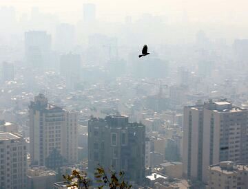 تهران در وضعیت قرمز قرار گرفت + عکس