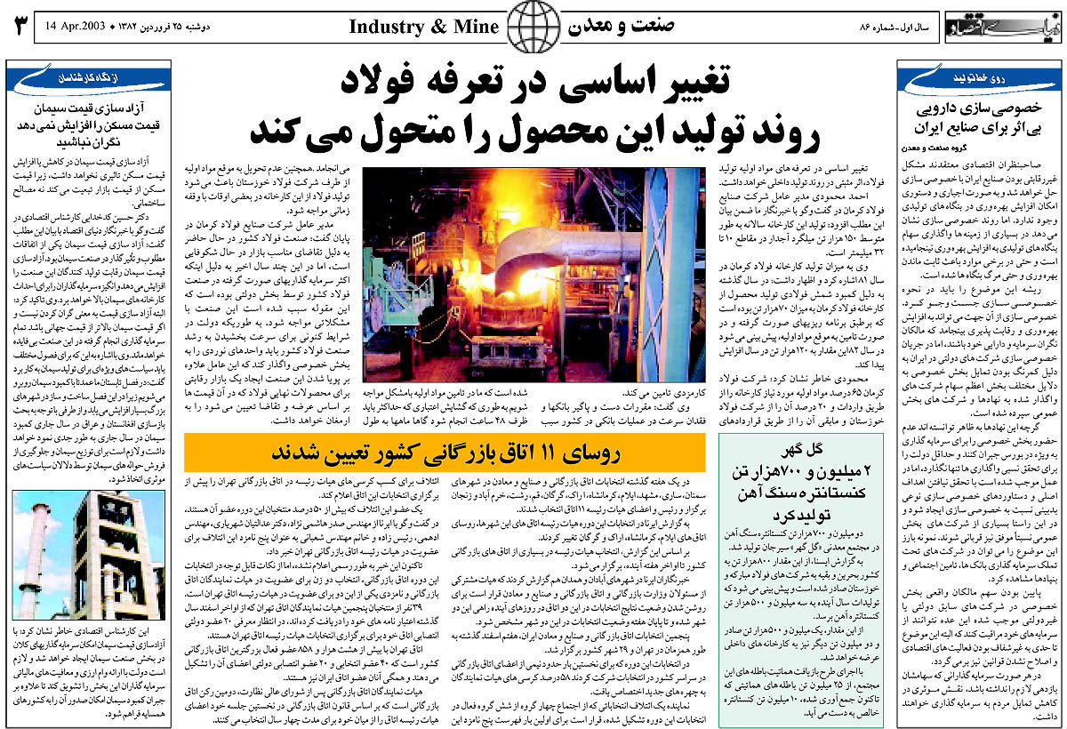 pdf روزنامه دنیای اقتصاد شماره 86