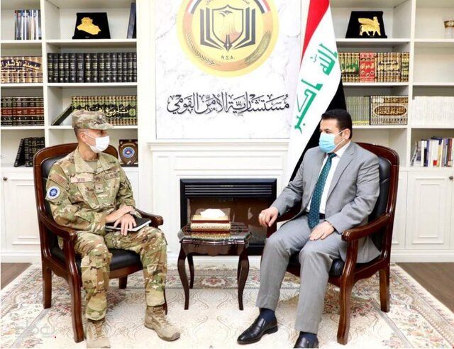 دیدار و گفت‌وگوی مشاور امنیت ملی عراق با فرمانده ارشد ناتو