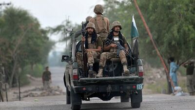  هلاکت  9 تروریست در پاکستان  